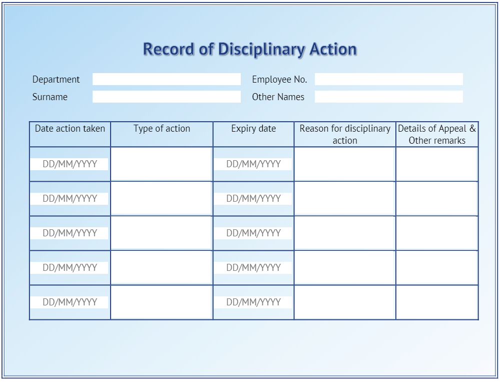 Human Resources Victoria Forms