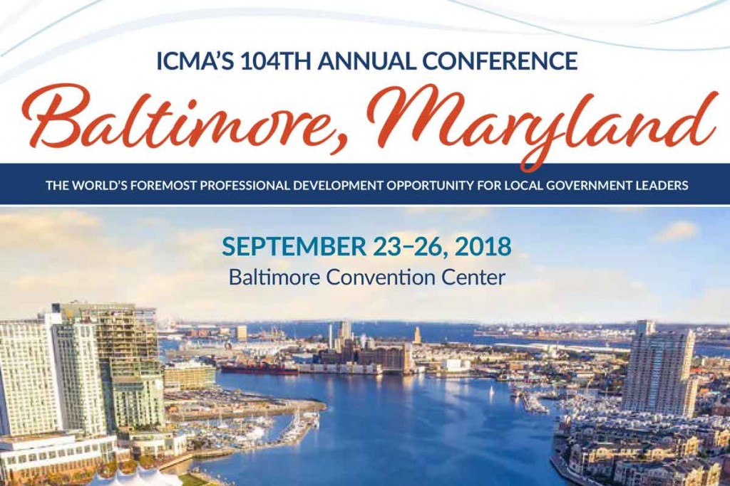 ICMA Annual Conference in Baltimore, Maryland Victoria Forms