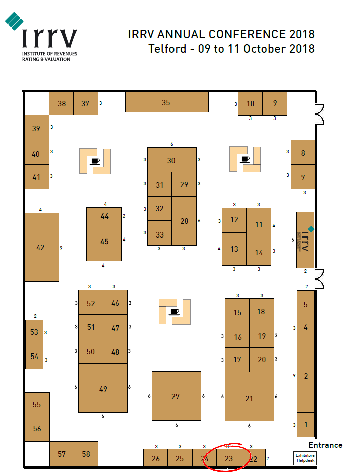 IRRV Annual Conference floor plan