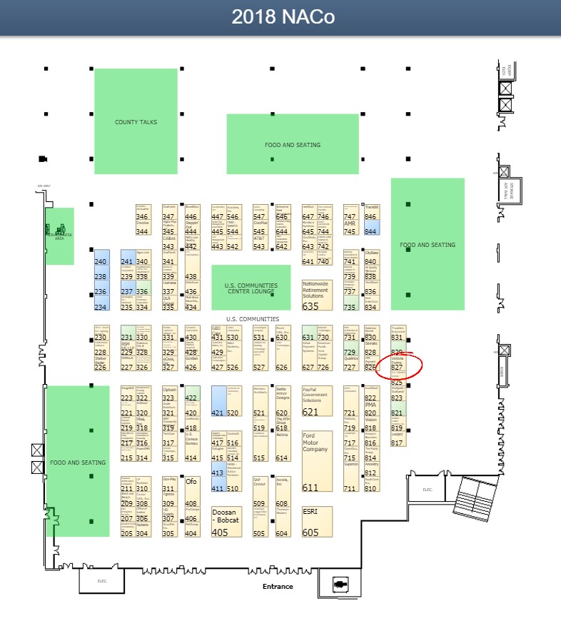 NaCo Floorplan - Stand 827