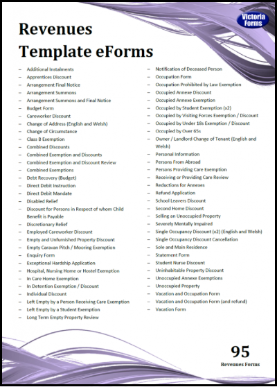 Resources - Victoria Forms
